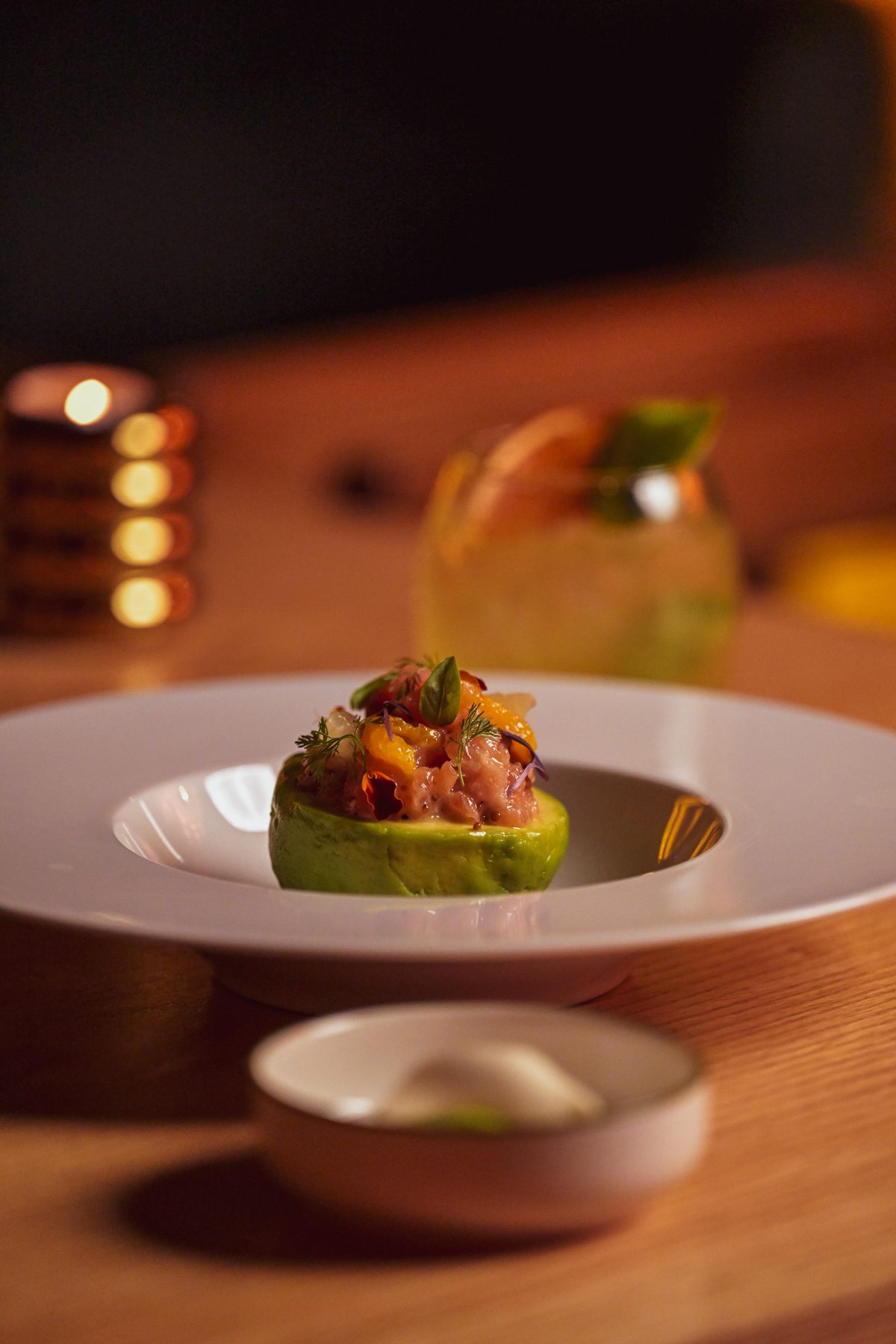 Tartare sur avocat